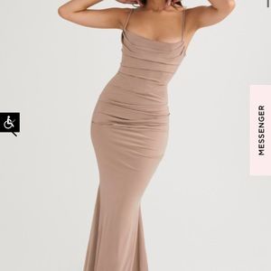 House of cb Milena corset maxi dress